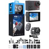 Akaso V50 Elite 4K/60FPS 20MP Wi-Fi Aksiyon Kamera ve Aksesuar Seti, Su Geçirmez Kılıf, App Kontrollü