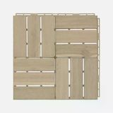 Akasya Ahşap Yer Döşemesi Bej 5 Adet 30*30*2 Cm (5'Li Paket)