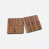 Akasya Ahşap Yer Döşemesi Kahverengi 5 Adet 30*30*2 Cm (4'Li Paket)