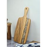 Akasya Kesme Tahtası - Dikdörtgen Kesim Tahtası - 40 cm - 100 ml