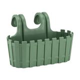 Akasya Kolay Askı 3 Litre 30CM Askılı Balkon Saksısı Plastik Denge Aparatlı Çit Saksı