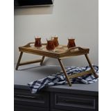 Akasya Tepsi - Açılır Kapanır Ayaklı Tepsi - 50x30 CM