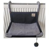 Akat Cosy Comfort Kedi Kalorifer Yatağı (Gri) (10 cm standart panel radyatörler için)