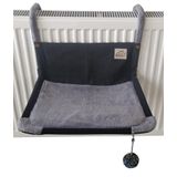 Akat Cosy Comfort Kedi Kalorifer Yatağı (İnce Panel (5 cm Kalınlık), Gri)