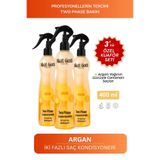 Akat Gardi Çift Fazlı Argan İçerikli Fön Suyu 400Ml.3'Lü Özel Set