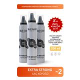 Akat Gardi Saç Köpüğü Extra Strong Gri 200Ml.3'Lü Özel Set