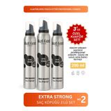 Akat Gardi Saç Köpüğü Extra Strong Gri 200Ml.3'Lü Özel Set