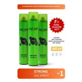 Akat Gardi Saç Spreyi Strong Yeşil 400Ml .3'Lü Özel Set