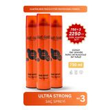 Akat Gardi Saç Spreyi Ultra Strong 750ml Dev Boy.3 Lü Özel Set