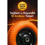 Akatsuki Profesyonel Patlamaz Yeni Nesil Pu El Arabasi Tekeri Saglam Uzun Ömürlü Rulman Bilyali Çap: 350 Mm
