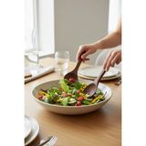 Akayev Akasya 2li Salata Kaşık Seti - Kahverengi