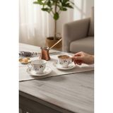 Akayev Petite Fleur 2li Porselen Kahve Fincan Seti - Çiçek - 70 ml