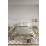 Akaystore Olvina Çift Kişilik Pike 220 x 240 cm Ponponlu %100 Pamuk Yatak Örtüsü