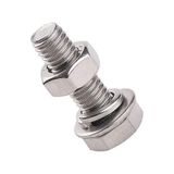 Akb M6x80mm Altıköşe Altıgen,anahtar Başlı Vida , Somun , Rondela Ve Yaylı Pul 5 Takım Rf145 M6 x 80 MM