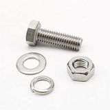 AKB M8x45mm Altıköşe (Altıgen,Anahtar) Başlı Vida, Somun, Rondela ve Yaylı Pul 6 Takım (rf146)