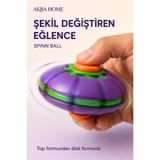 AKBA HOME Dönen Top Stres Çarkı Sihirli Top Fidget Stres Oyuncağı