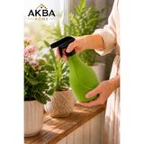 AKBA HOME Sprey Sulama Kabı 750 CC Ayarlanabilir Başlıklı Çiçek Bitki Sulama Fısfıs Şişesi Yeşil