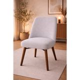 Akbal Home Sandalye Kılıfı 6Adet Standart Retro Kare İtalyan Nubuk Kumaş Yüksek Kaliteli Likralı Lastikli