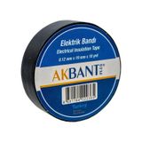 Akbant 505260 Pvc Elektrik Izole Bant 0.12MM x 19MM x 9.15 mt - Siyah