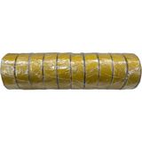 Akbant İzole Bant Elektrik Bandı - 0.12 mm x 19 mm x 10 Yrd - Sarı - 10 Adet