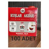AKBAR KUŞLAR Kuşlar akbar tea sallama Poşet Bardak Çay ((100 Adet))
