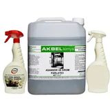 Akbel 5 lt Asansör ve Krom Parlatıcı + 750 ml Çok Amaçlı Genel Temizlik Spreyi ve Uygulama Spreyi