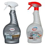 Akbel 750 ml Asansör ve Krom Parlatıcı + 750 ml Çok Amaçlı Genel Temizlik Sıvısı