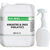 Akbel Ankastre Inox Parlatıcı 5 Lt+Uygulama Spreyi