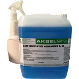 Akbel Cam Temizleyici Konsantre 1-10 5 Kg+Uygulama Spreyi