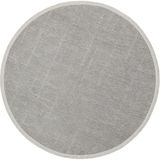 Akbel Halı Lız 02 Grey Q - Lıza Kılım - Hav Toz Vermez Kaymaz Tabanlı Yıkanabilir Düz Renk Kilim - Gri - 200 x 200 cm