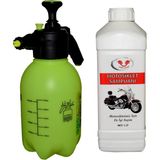 Akbel Köpük Yapan Basınçlı Pompa 2 LT + Uniland Motosiklet Şampuanı 1 LT