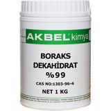 Akbel Temizlik Kimyasalı Boraks Dekahidrat %99 1 kg Saflık Derecesi ile Endüstriyel Kullanım İçin