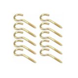 AKBELLİ GROUP Açık Piton Kanca Vida, Beyaz, 20x80 mm, 10 Adet, Avize Montaj Aparatı