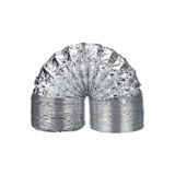 AKBELLİ GROUP Aspiratör Davlumbaz Borusu, Alüminyum, 127 mm Çap, 10 Metre, Telli Flexible Havalandırma Borusu