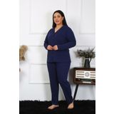 Akbeniz 202401 Lacivert Kadın Cepli Pijama Altı