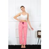 Akbeniz 27462 Pembe Pamuklu Kadın Alt Pijama