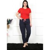 Akbeniz 27472 Lacivert Pamuklu Büyük Beden Alt Kadın Pijama
