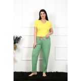 Akbeniz 27473 Yeşil Pamuklu Kadın Alt Pijama