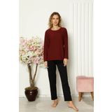 Akbeniz 4111 Penye Uzun Kol Kadın Pijama Takımı