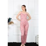 Akbeniz 4137 Pudra Kadın Pijama Takımı