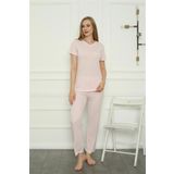 Akbeniz 4157 Pembe Penye Kadın Pijama Takım