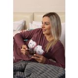 Akbeniz 4187 Penye Uzun Kol Kadın Pijama Takım