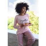 Akbeniz 4190 Penye Uzun Kol Kadın Pijama Takım