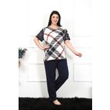 Akbeniz 75003 Renkli Kadın Pijama Takımı