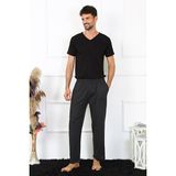Akbeniz Erkek Pamuk Antrasit Tek Alt Pijama 27495 - 2XL