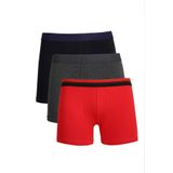 Akbeniz Erkek Penye 3'lü Boxer 40097
