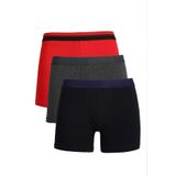 Akbeniz Erkek Penye 3'lü Boxer 40098