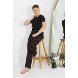 Akbeniz Kadın Kısa Kol Pamuk Penye Pijama Takım Siyah 4214