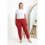 Akbeniz Kadın Pamuklu Büyük Beden Alt Pijama 27559 Mercan