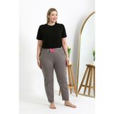 Akbeniz Kadın Pamuklu Büyük Beden Alt Pijama 27559 Vizon - 3XL